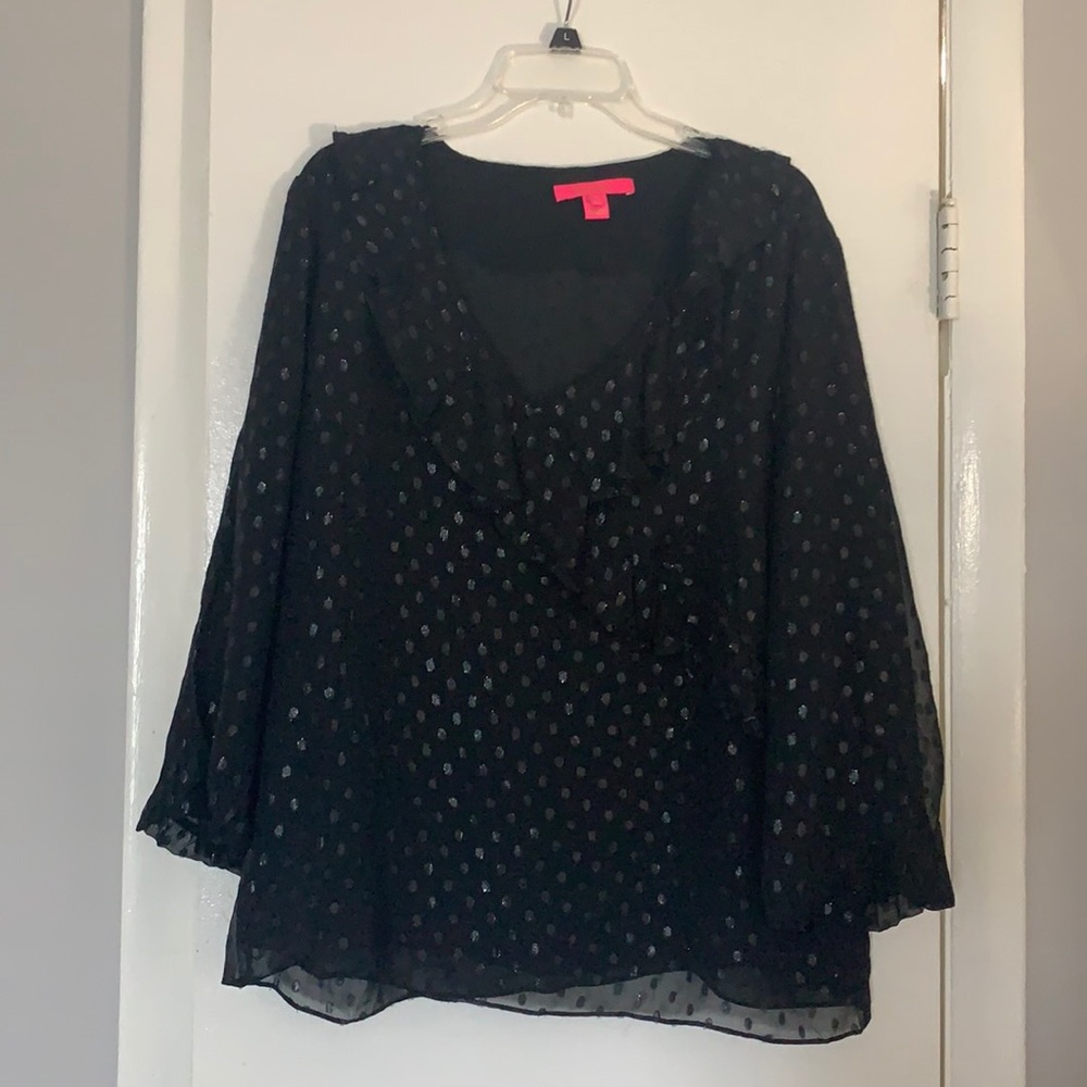 Lilly Pulitzer black blouse, New without tags